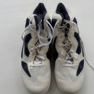 Nike White and Navy Athletic Shoes